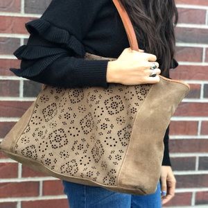 Anthropologie Suede Bag